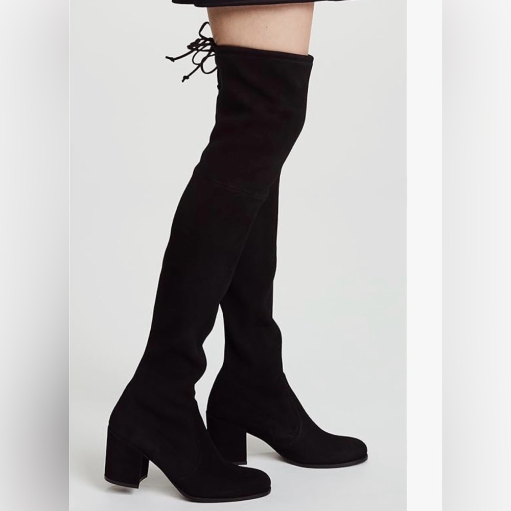 **Worn Once** Stuart Weitzman Tieland OTK Boot SZ 9M 
Retail $950 - Picture 10 of 14